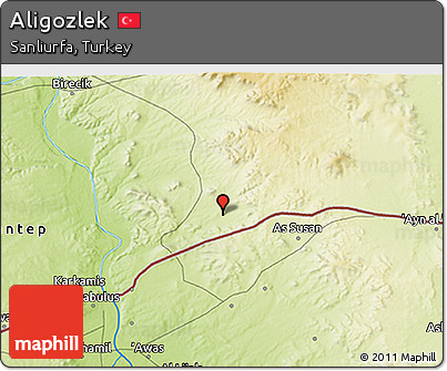 Physical 3D Map of Aligozlek