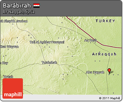 Physical 3D Map of Barābirah