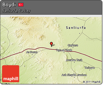 Physical 3D Map of Boydi