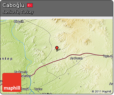 Physical 3D Map of Caboğlu