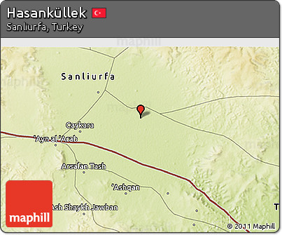 Physical 3D Map of Hasanküllek