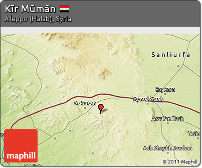 Physical 3D Map of Kīr Mūmān