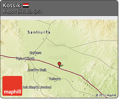 Physical 3D Map of Kossik