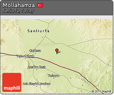 Physical 3D Map of Mollahamza