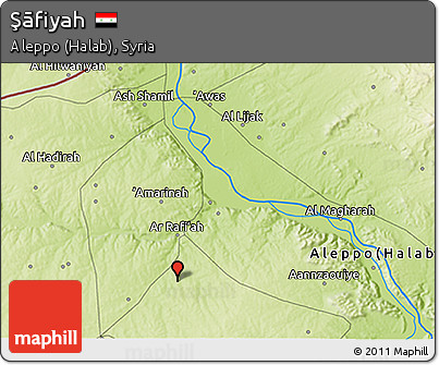 Physical 3D Map of Şāfiyah