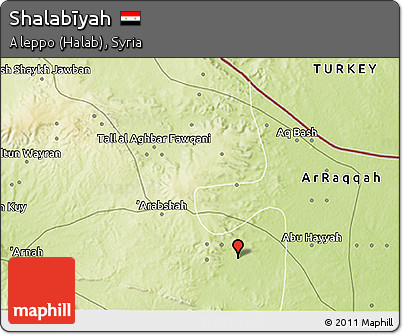 Physical 3D Map of Shalabīyah
