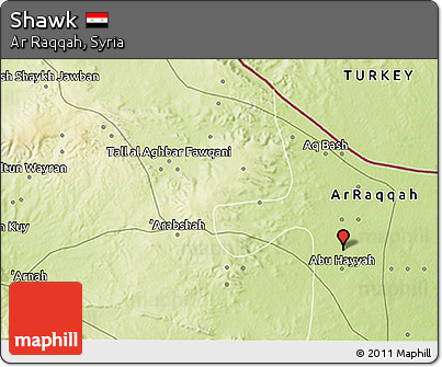Physical 3D Map of Shawk