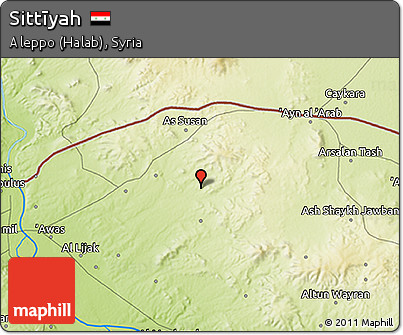 Physical 3D Map of Sittīyah