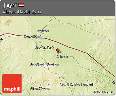 Physical 3D Map of Ţayrī