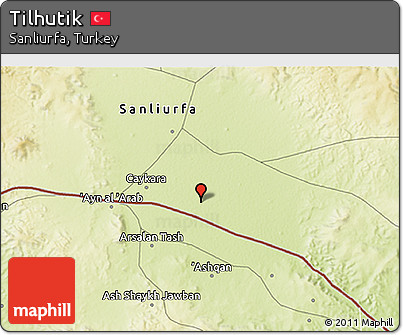 Physical 3D Map of Tilhutik