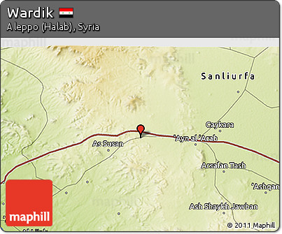 Physical 3D Map of Wardik