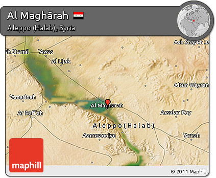 Satellite 3D Map of Al Maghārah