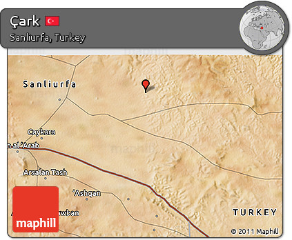 Satellite 3D Map of Çark