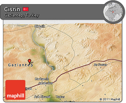 Satellite 3D Map of Cisrin
