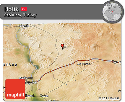 Satellite 3D Map of Holik