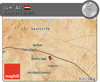 Satellite 3D Map of Jūm `Alī