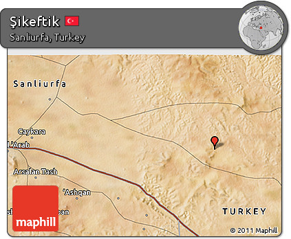 Satellite 3D Map of Şikeftik