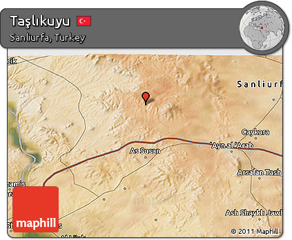 Satellite 3D Map of Taşlıkuyu