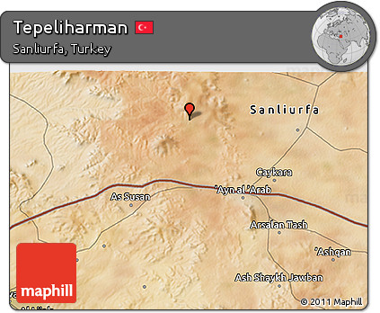 Satellite 3D Map of Tepeliharman