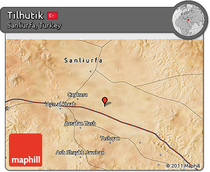 Satellite 3D Map of Tilhutik