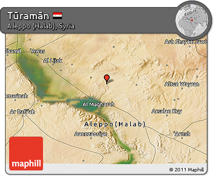 Satellite 3D Map of Tūramān