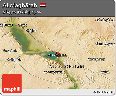 Satellite 3D Map of Al Maghārah