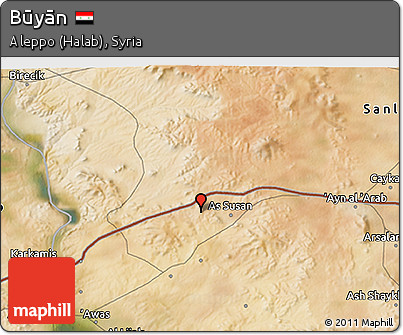 Satellite 3D Map of Būyān