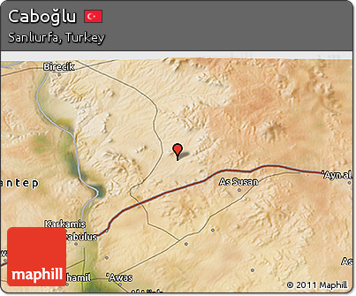 Satellite 3D Map of Caboğlu