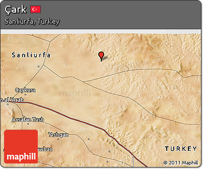 Satellite 3D Map of Çark