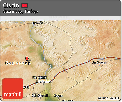 Satellite 3D Map of Cisrin