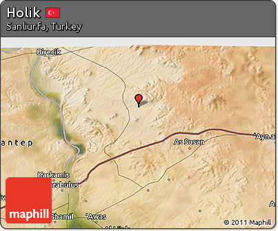 Satellite 3D Map of Holik