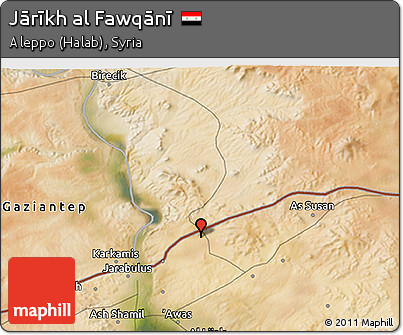 Satellite 3D Map of Jārīkh Al Fawqānī