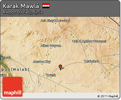 Satellite 3D Map of Karak Mawlá