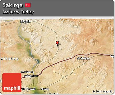 Satellite 3D Map of Sakırga