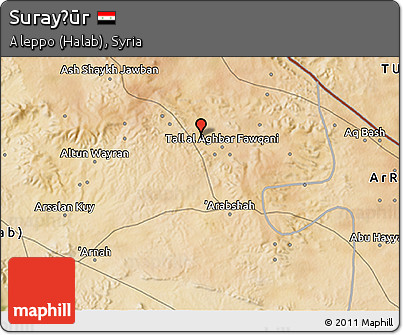 Satellite 3D Map of Surayḩūr