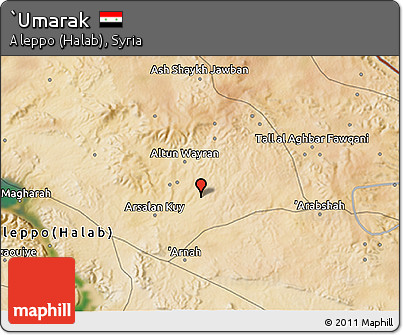 Satellite 3D Map of `Umarak