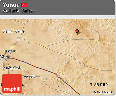 Satellite 3D Map of Yunus