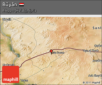 Satellite 3D Map of Būyān