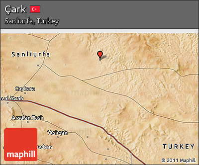 Satellite 3D Map of Çark