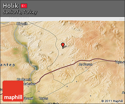 Satellite 3D Map of Holik