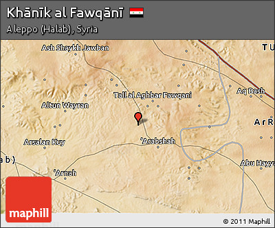Satellite 3D Map of Khānīk Al Fawqānī