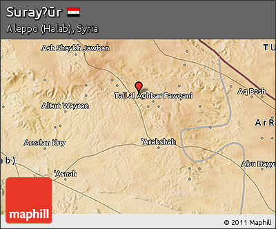 Satellite 3D Map of Surayḩūr
