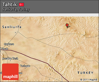 Satellite 3D Map of Tahtik
