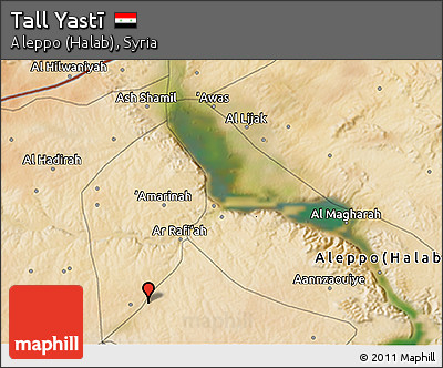 Satellite 3D Map of Tall Yastī