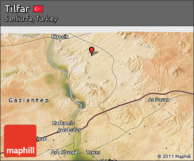 Satellite 3D Map of Tilfar