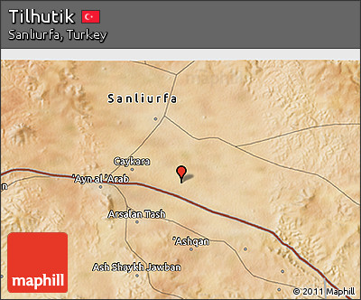 Satellite 3D Map of Tilhutik