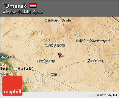 Satellite 3D Map of `Umarak