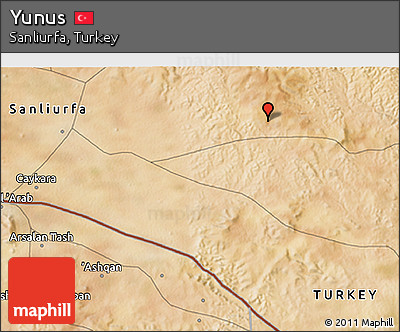 Satellite 3D Map of Yunus