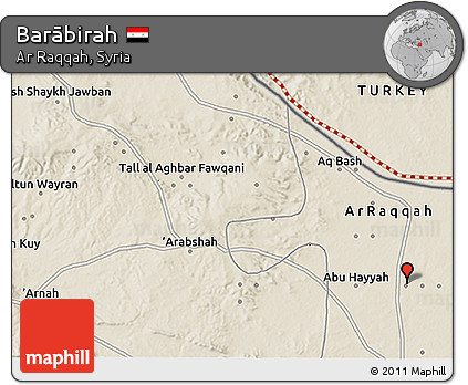 Shaded Relief 3D Map of Barābirah
