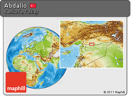 Physical Location Map of Abdallo